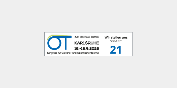 Besuchen Sie uns: ZVO-Oberflächentage 2026 in Karlsruhe